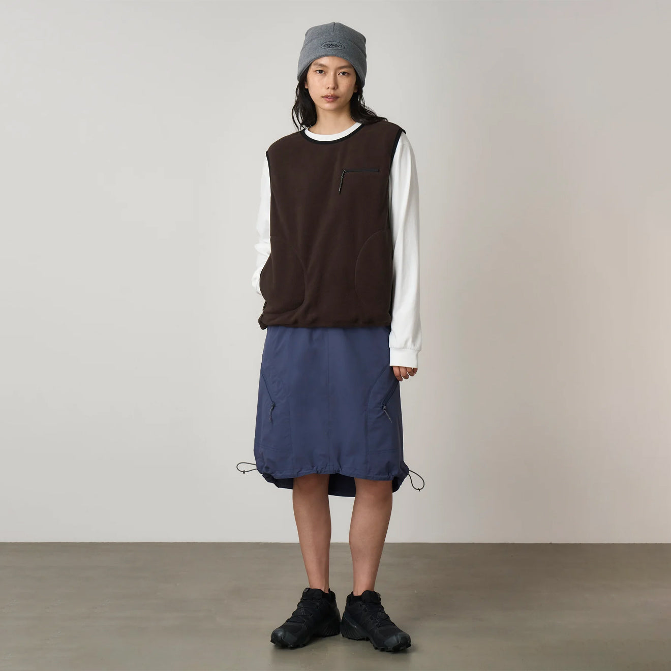 Gramicci Womens Thermal Fleece Pullover Tobacco