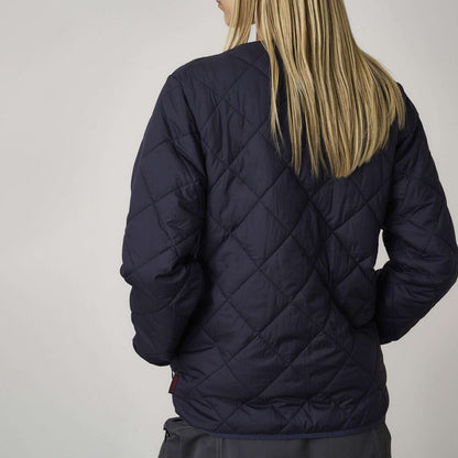 Gramicci Womens Thermal Insulation Quilted Jacket Navy
