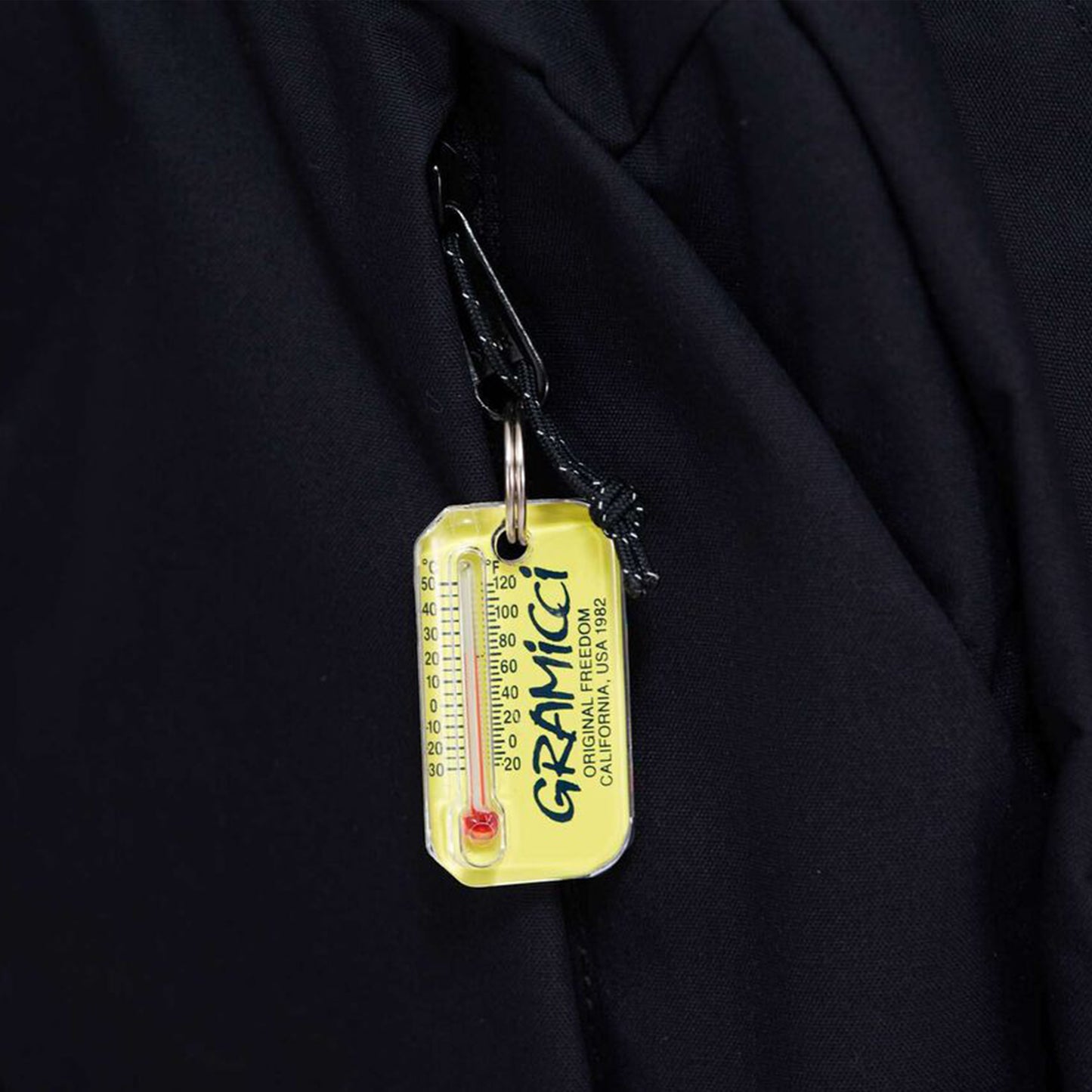 Gramicci Zip-O-Gage Thermometer Keyring Original Freedom
