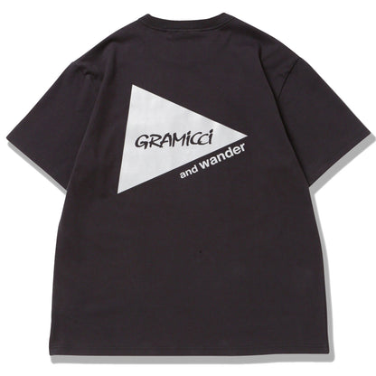 Gramicci x And Wander Backprint Tee Black - The Sporting Lodge