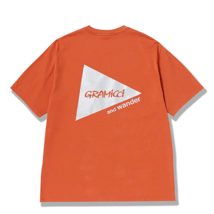 Gramicci x And Wander Backprint Tee Red - The Sporting Lodge
