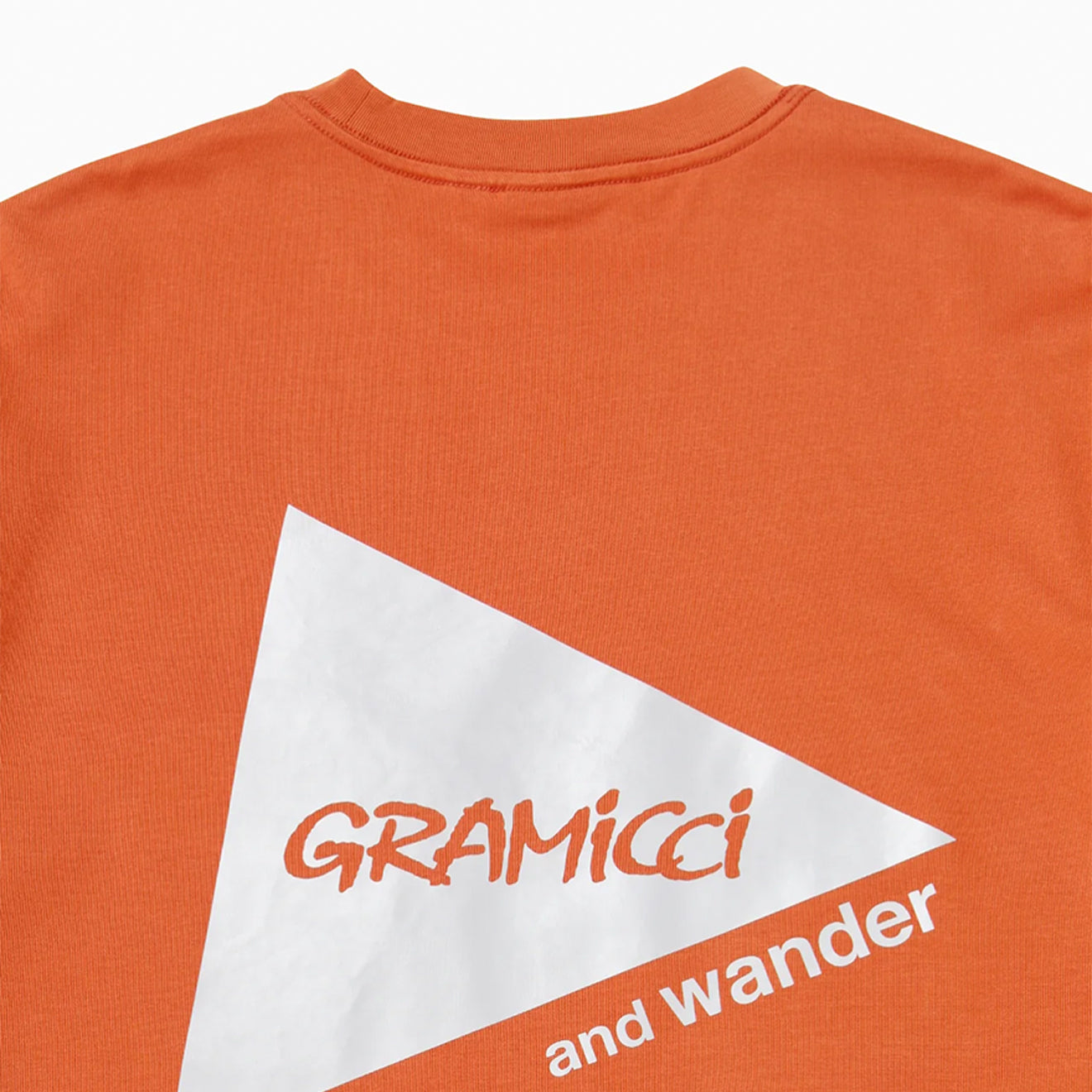 Gramicci x And Wander Backprint Tee Red - The Sporting Lodge