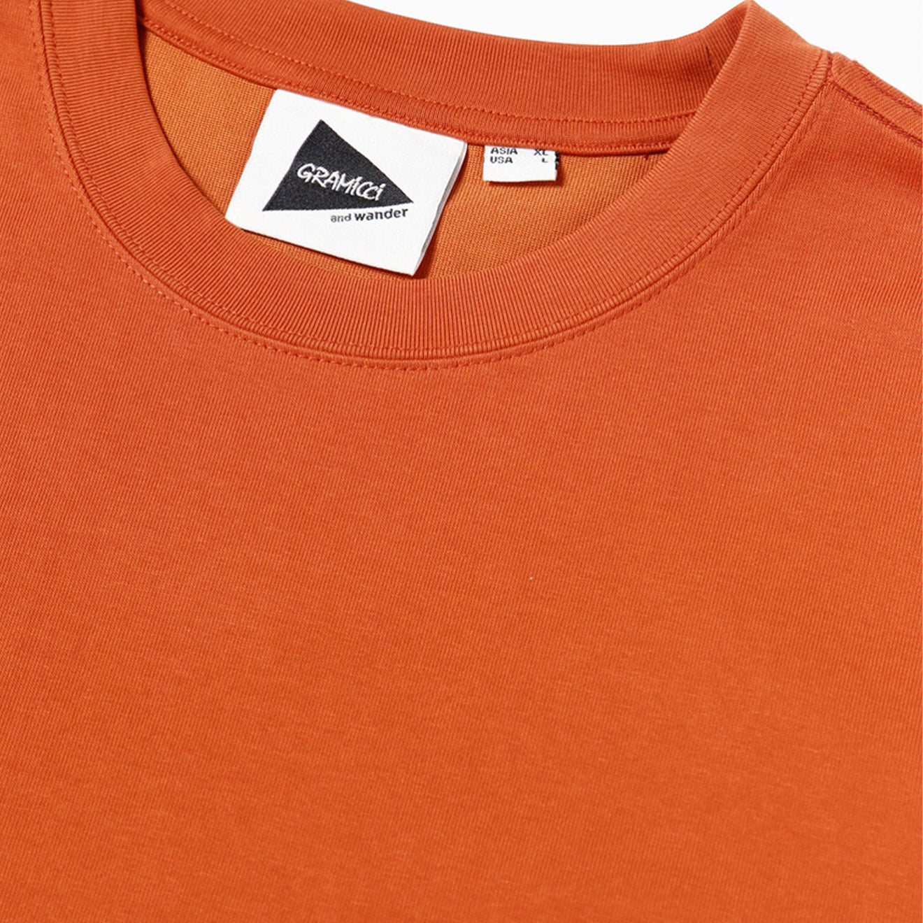 Gramicci x And Wander Backprint Tee Red - The Sporting Lodge
