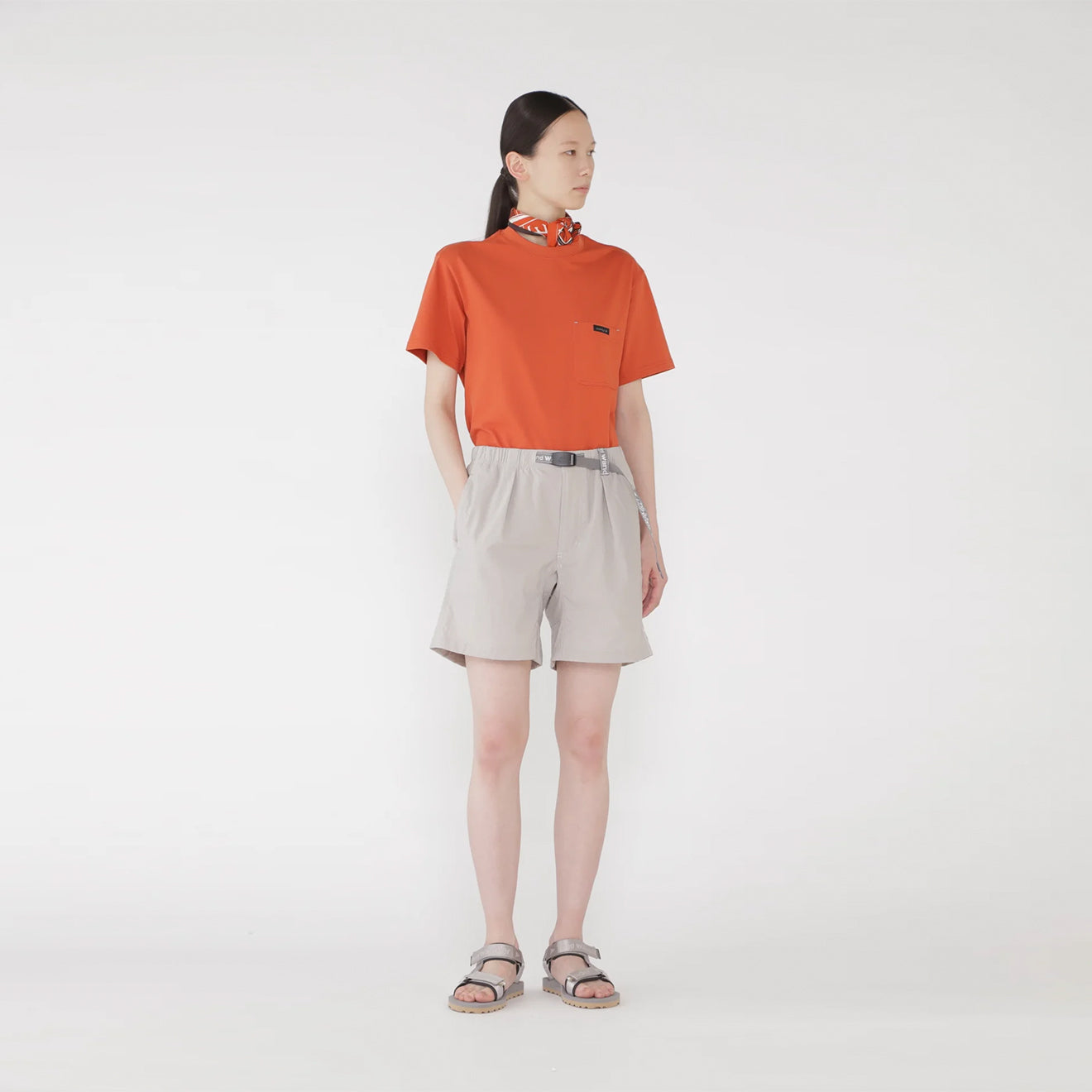 Gramicci x And Wander Backprint Tee Red - The Sporting Lodge