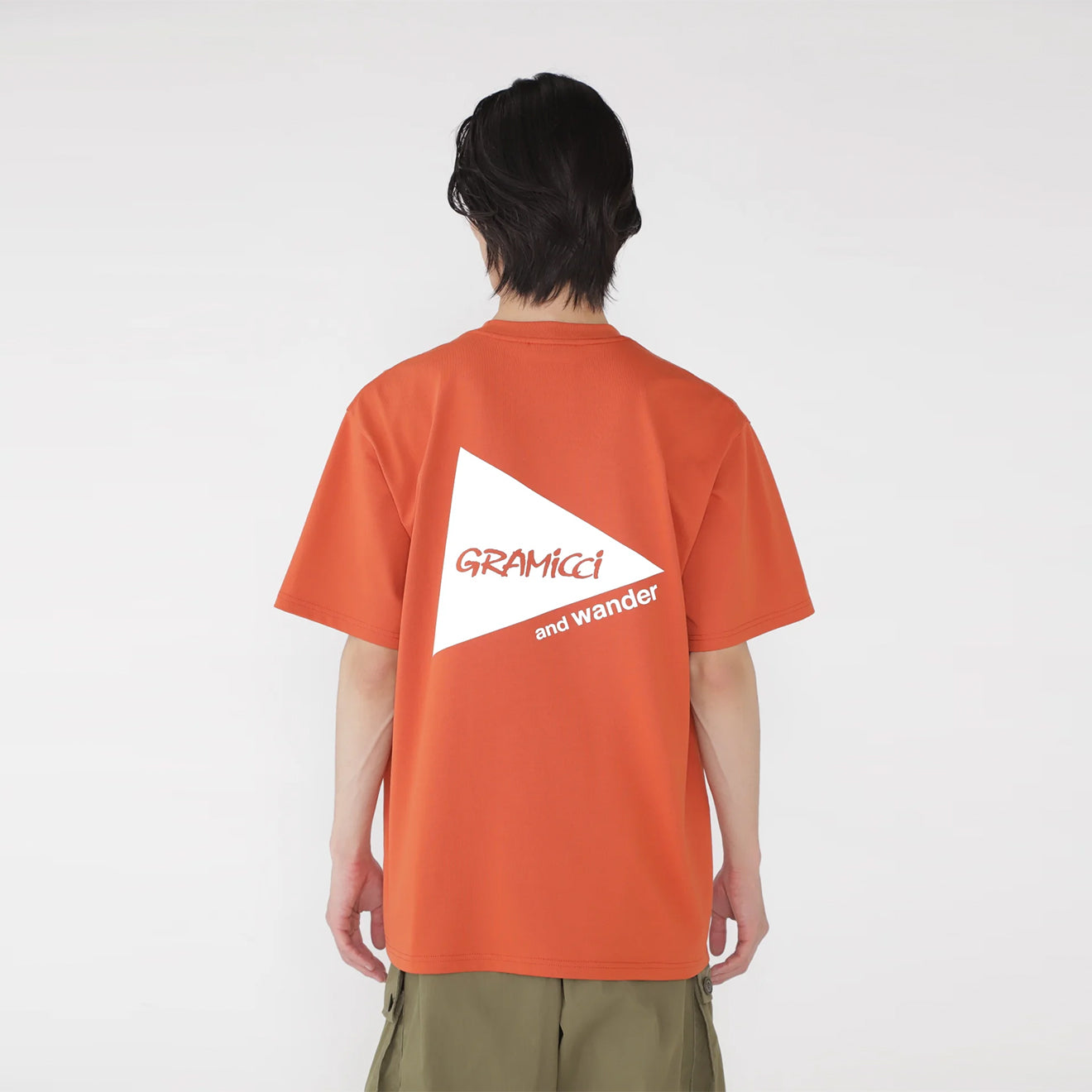 Gramicci x And Wander Backprint Tee Red - The Sporting Lodge
