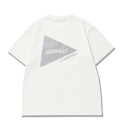 Gramicci x And Wander Backprint Tee White