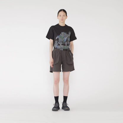 Gramicci x And Wander Brushed Nylon Short Charcoal