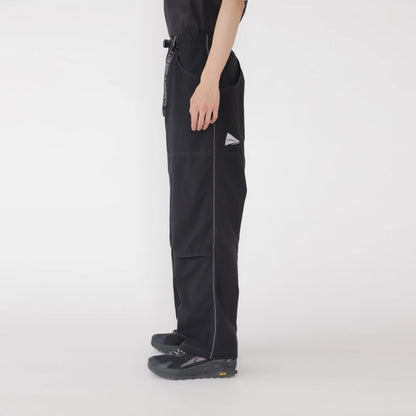 Gramicci x And Wander Womens Nylon Double Knee Pant Black