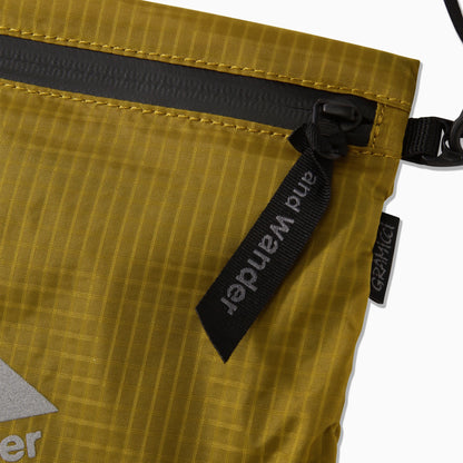 Gramicci x And Wander Nylon Sacoche Yellow