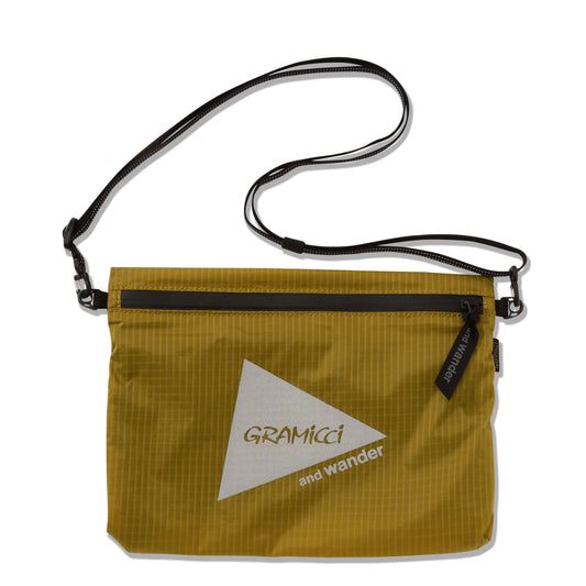 Gramicci x And Wander Nylon Sacoche Yellow - The Sporting Lodge