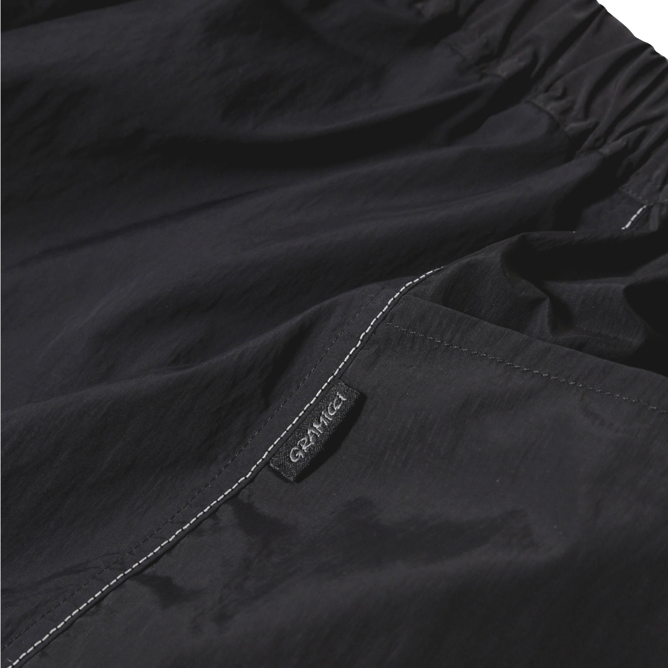 Gramicci x And Wander Patchwork Wind Short Black - The Sporting Lodge