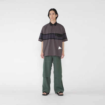 Gramicci x And Wander Tech Rugby Shirt Charcoal