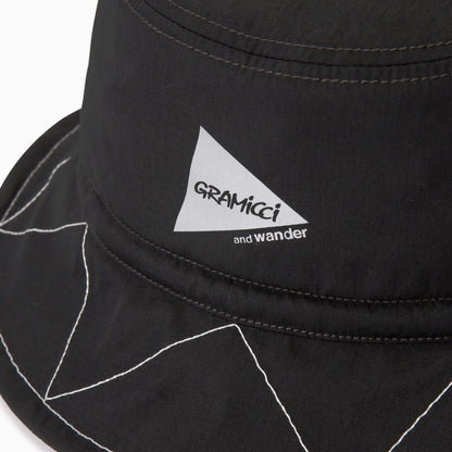 Gramicci x And Wander Zigzag Stitch Hat Black