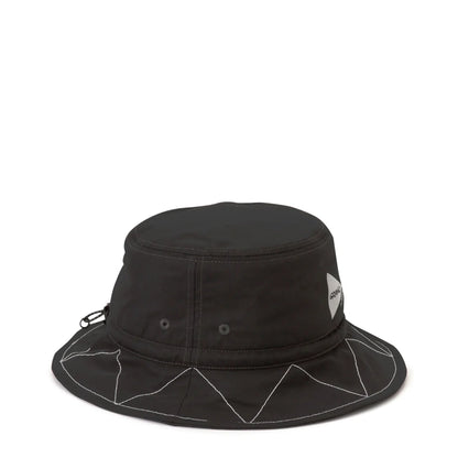 Gramicci x And Wander Zigzag Stitch Hat Black