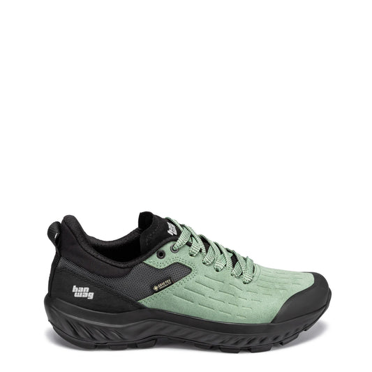 Hanwag Womens Kaduro Low Gore-Tex Shoe Mint / Black - The Sporting Lodge