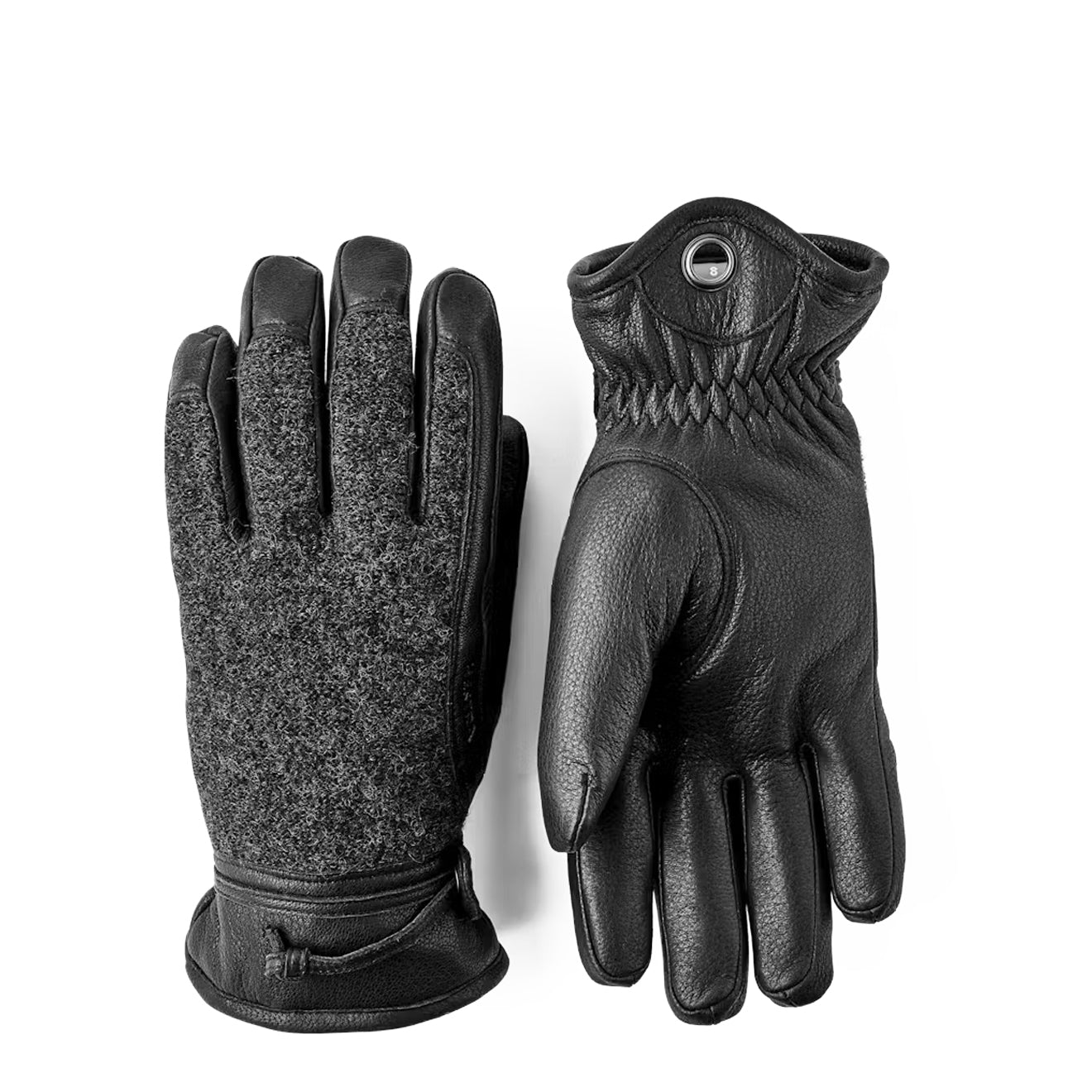 Hestra Ackas Glove Black | The Sporting Lodge