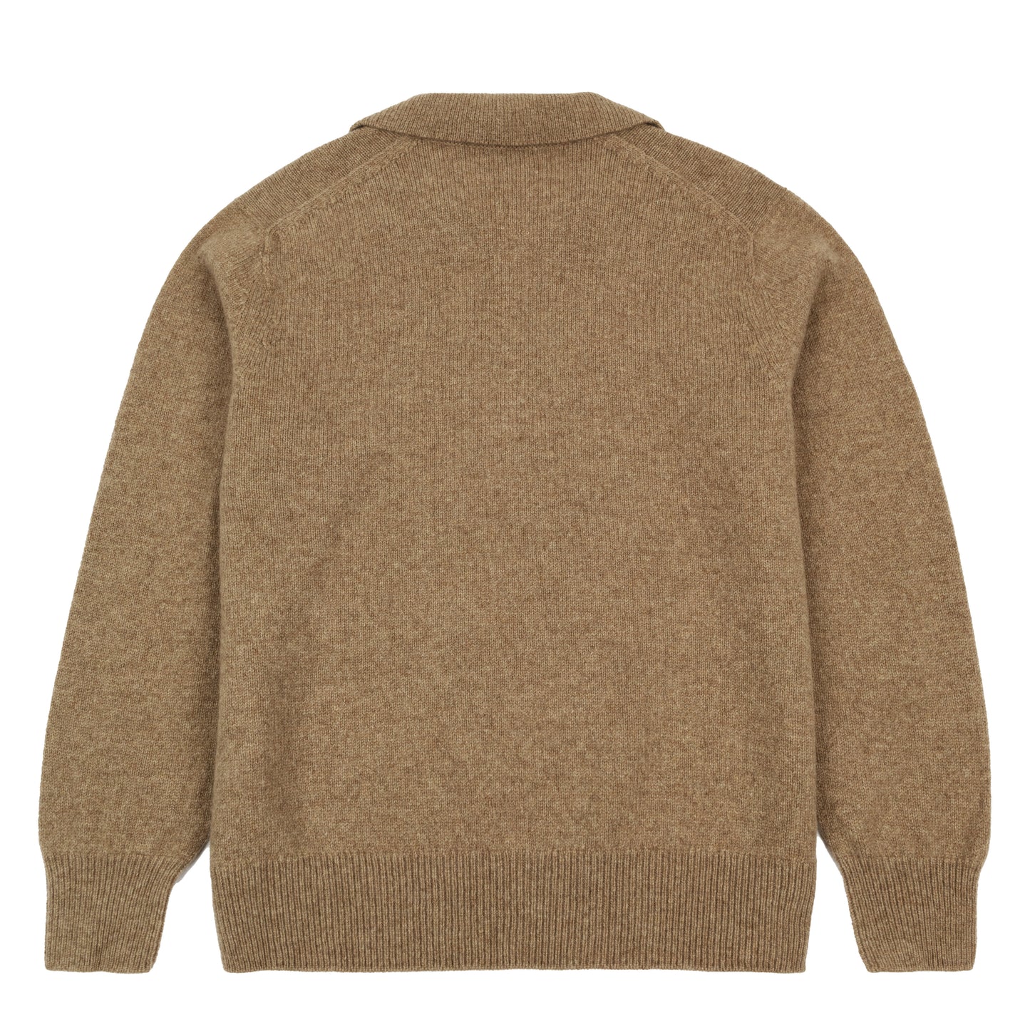 Sunspel Womens Lambswool Polo Mink