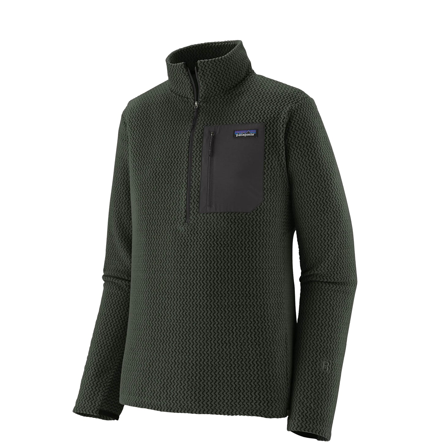 Patagonia R1 Air Fleece Zip-Neck Old Growth Green - The Sporting Lodge