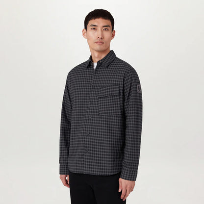 Belstaff Scale Shirt Black / Tornado Grey