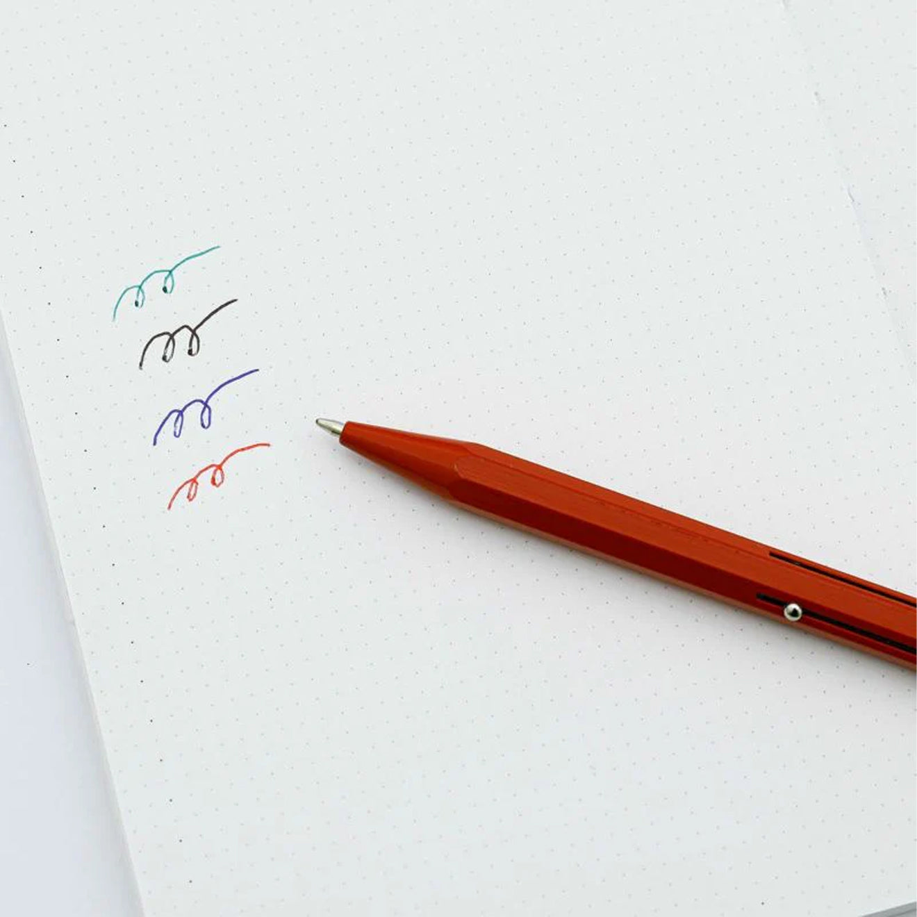 Hightide 4-Colour Ballpoint Pen Red - The Sporting Lodge