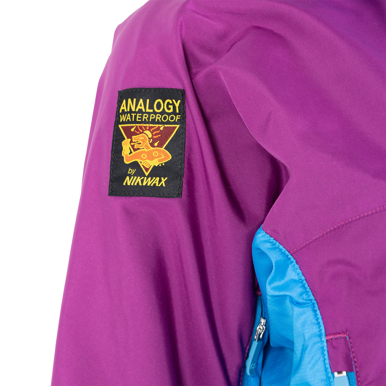 Paramo Womens Velez Jacket Foxglove / Neon Blue - The Sporting Lodge