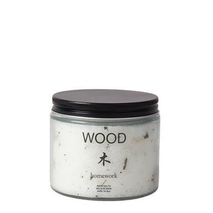 Homework Wood Bath Salts - The Sporting Lodge