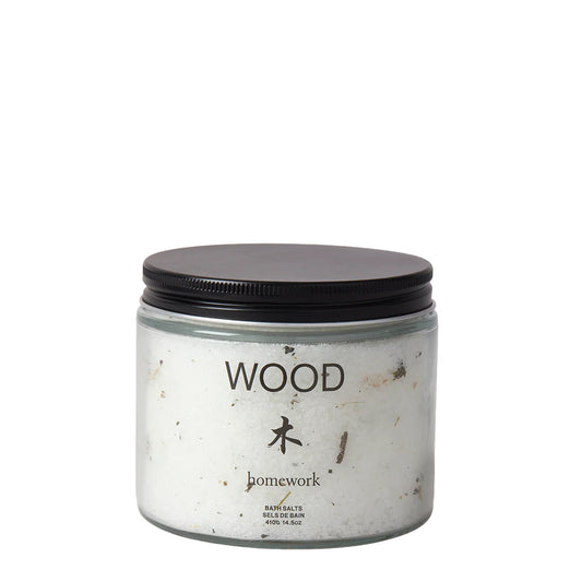 Homework Wood Bath Salts - The Sporting Lodge