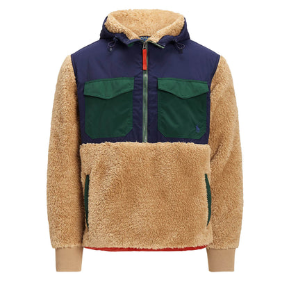 Polo Ralph Lauren Hybrid Hoodie Camel Multi-2