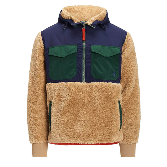Polo Ralph Lauren Hybrid Hoodie Camel Multi-2