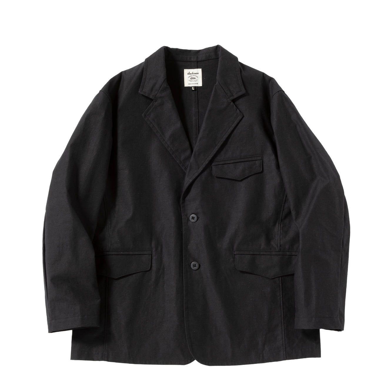 Jackman Back Nep Jacket Black