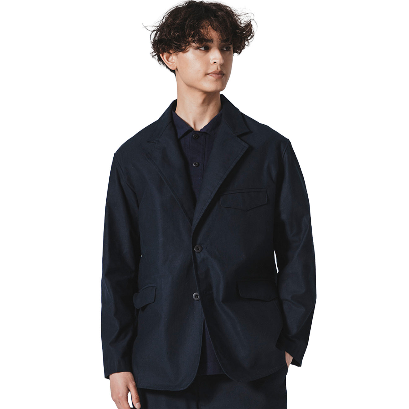 Jackman Back Nep Jacket Black