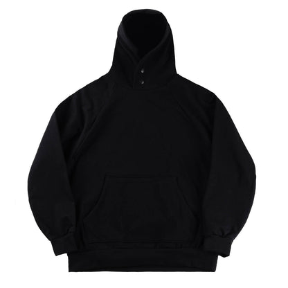 Jackman Chewy Pullover Parka Hooded Sweat Black