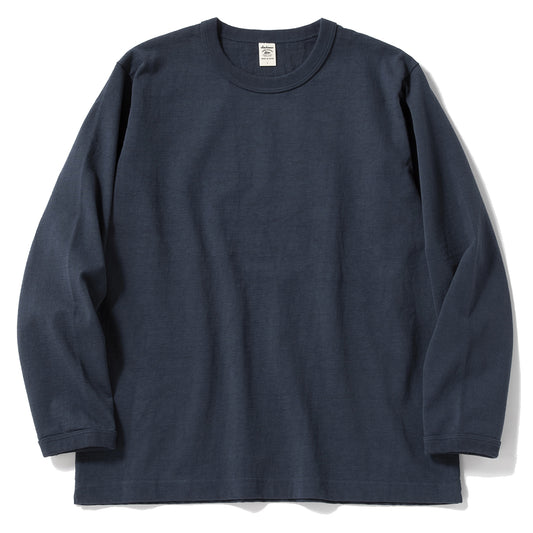 Jackman Dotsume L/S T-Shirt Tetsukon Iron Navy - The Sporting Lodge