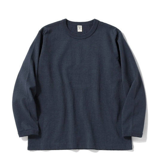 Jackman Dotsume L/S T-Shirt Tetsukon Iron Navy - The Sporting Lodge