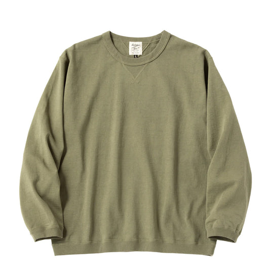 Jackman Dotsume Rib L/S T-shirt Olive