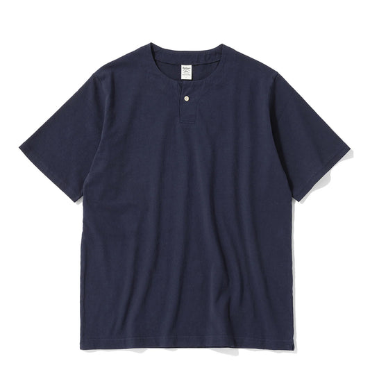 Jackman Henleyneck T-Shirt Navy - The Sporting Lodge