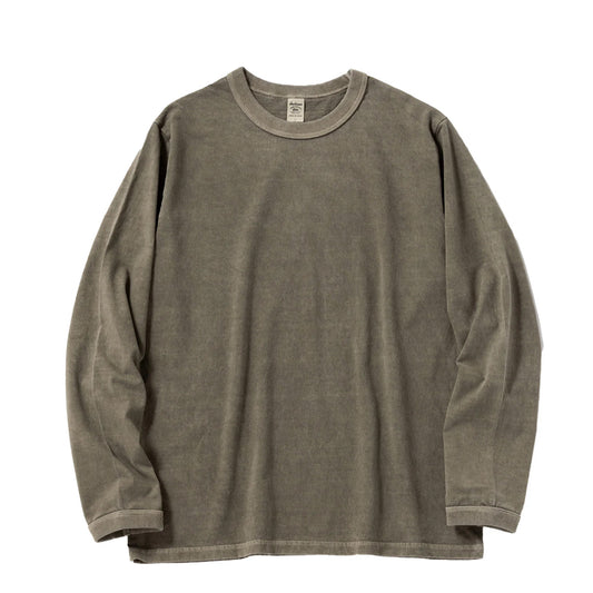 Jackman Lead-Off LS T-shirt Fade Sepia