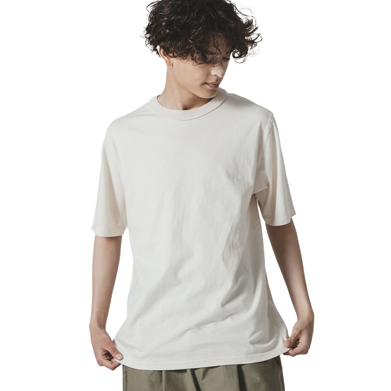 Jackman Lead-Off T-Shirt Ecru - The Sporting Lodge
