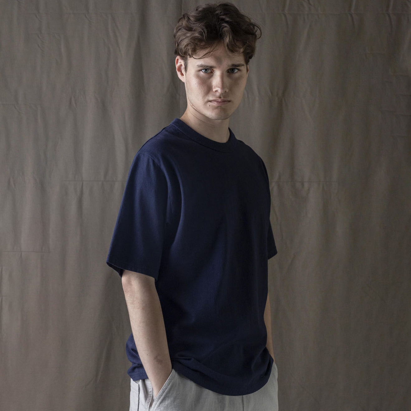 Jackman Lead-Off T-Shirt Navy