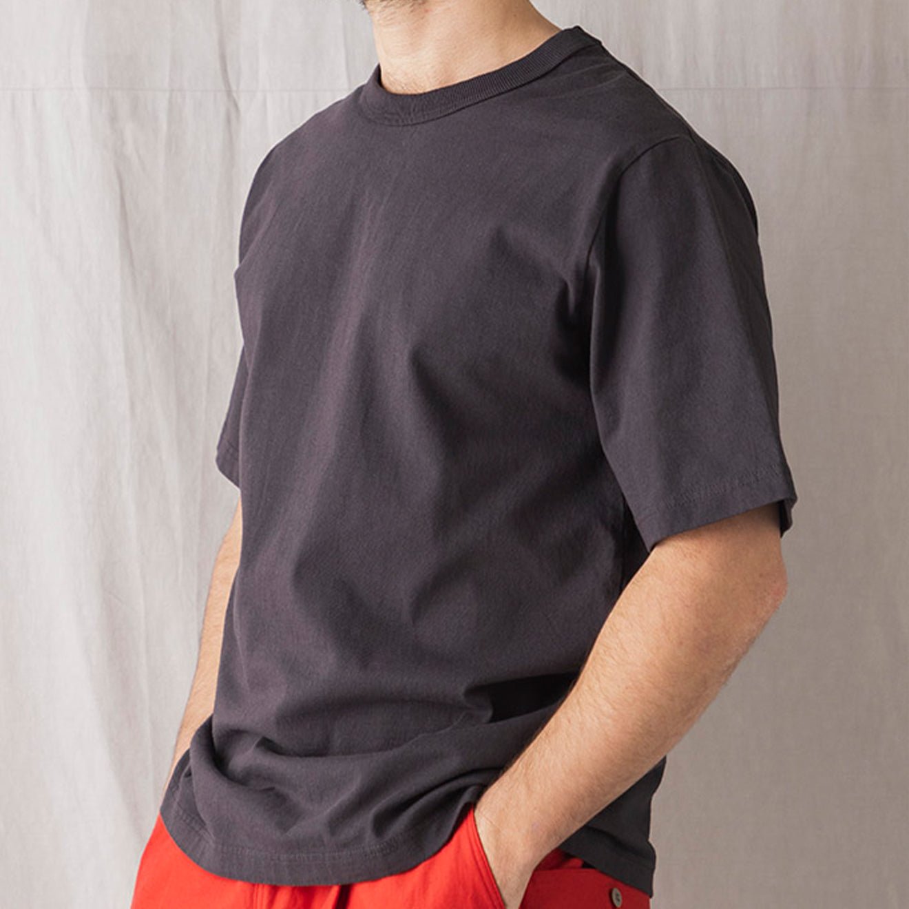 Jackman Lead - Off T-shirt Ink Black