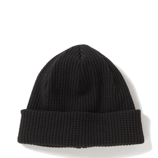 Jackman Waffle Knit Cap Black - The Sporting Lodge