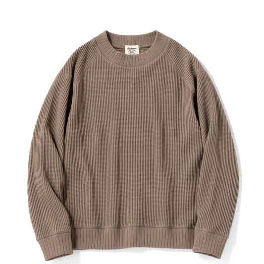Jackman Waffle Mid-Neck Sepia - The Sporting Lodge
