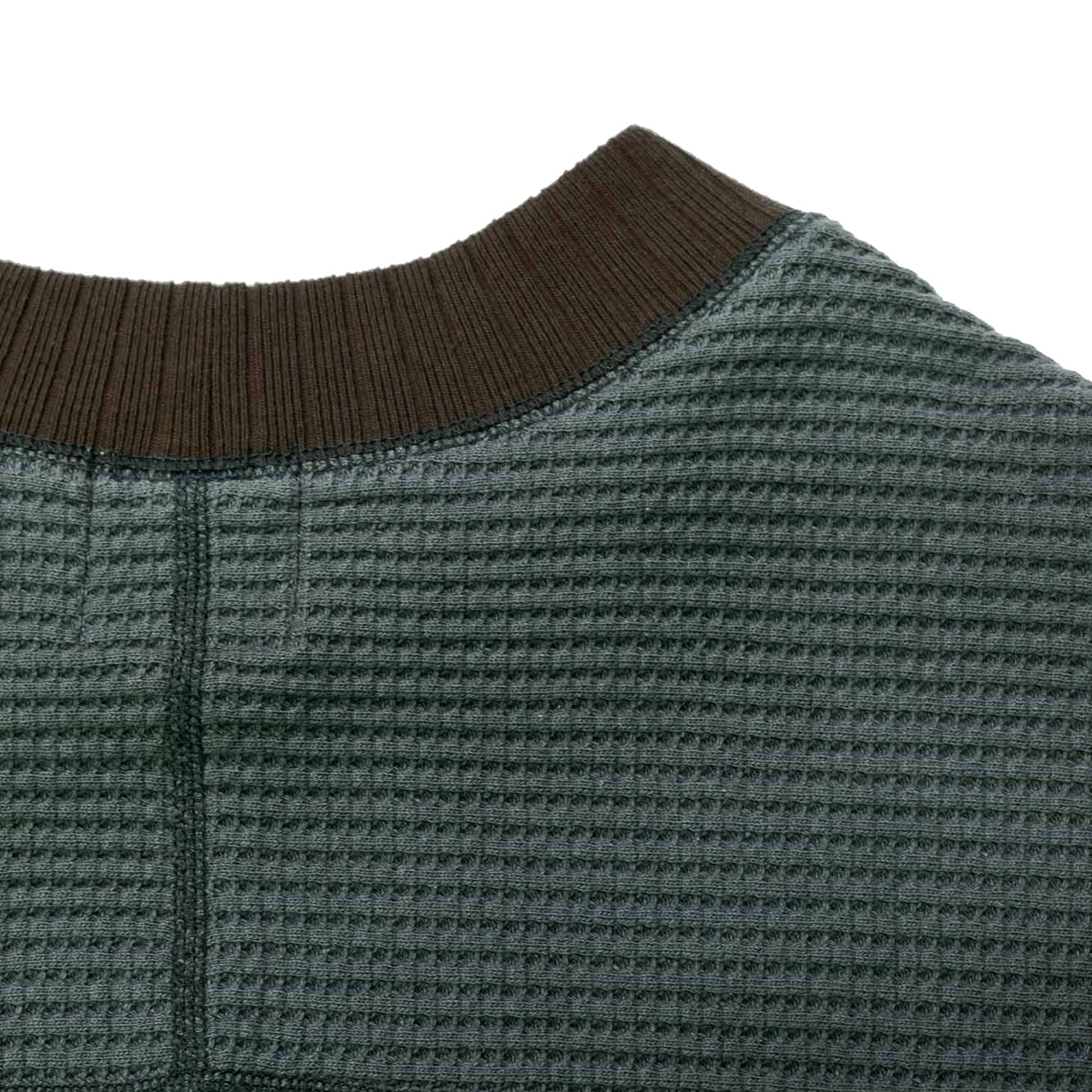 Jackman Waffle Mid-neck Ivy / Wood - The Sporting Lodge