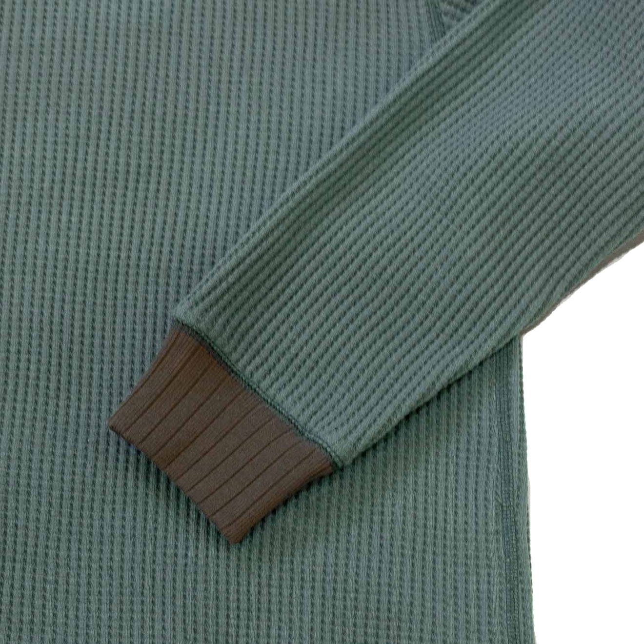 Jackman Waffle Mid-neck Ivy / Wood - The Sporting Lodge