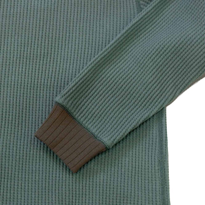 Jackman Waffle Mid-neck Ivy / Wood - The Sporting Lodge