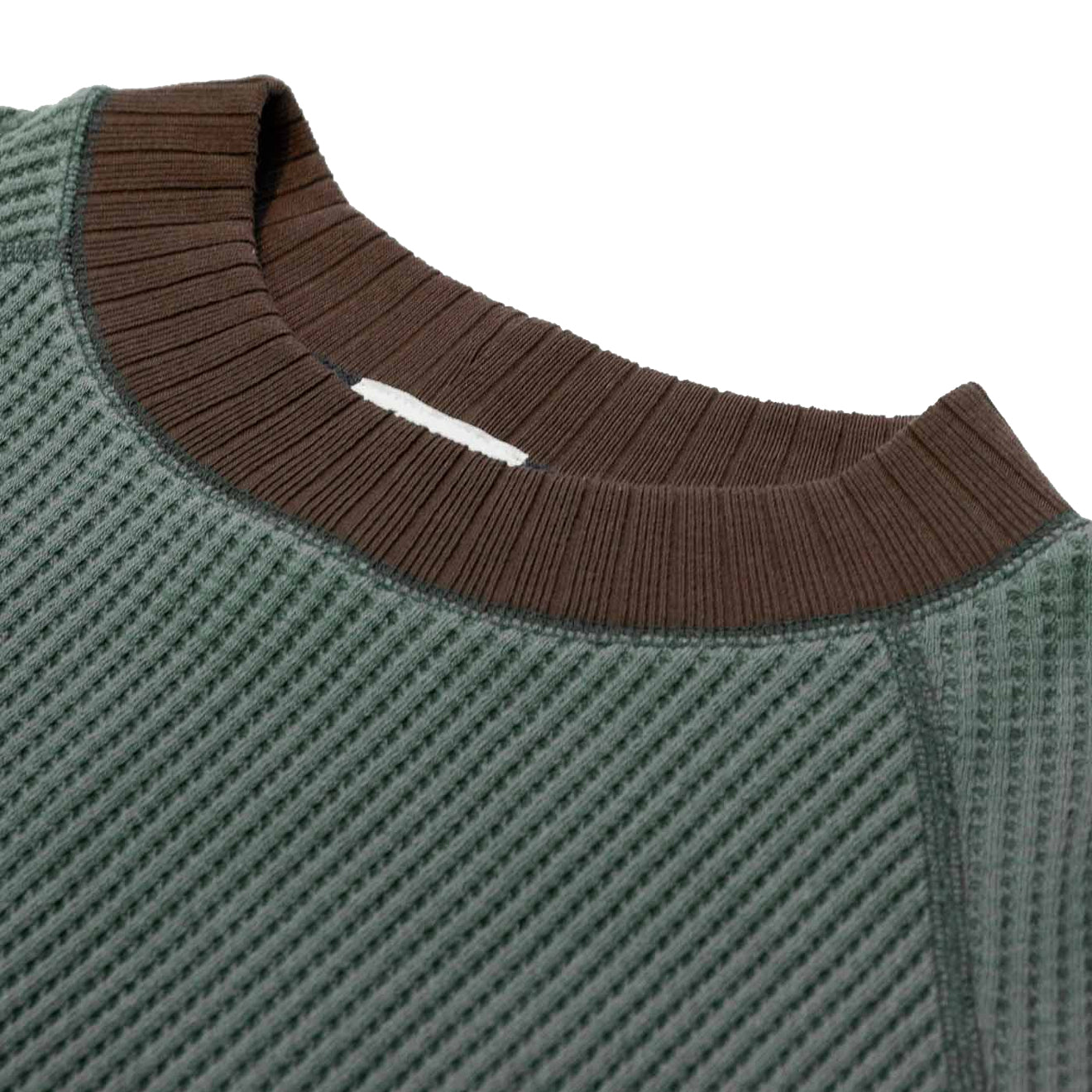 Jackman Waffle Mid-neck Ivy / Wood - The Sporting Lodge