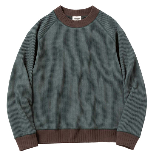 Jackman Waffle Mid-neck Ivy / Wood
