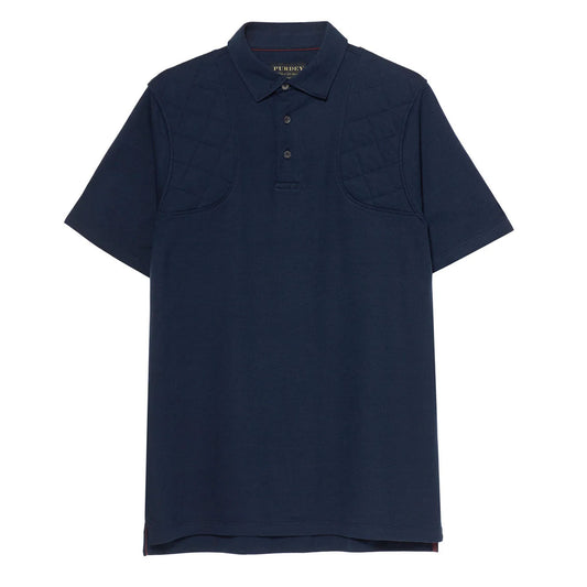 James Purdey Sporting Polo Shirt Navy - The Sporting Lodge