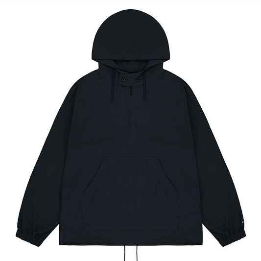 Kappy Button Hoodie Anorak Deep Navy