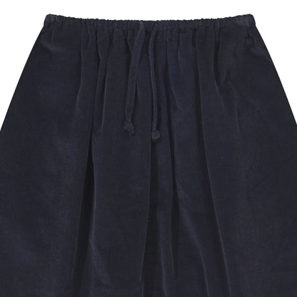 Kappy Corduroy Flare Skirt Navy